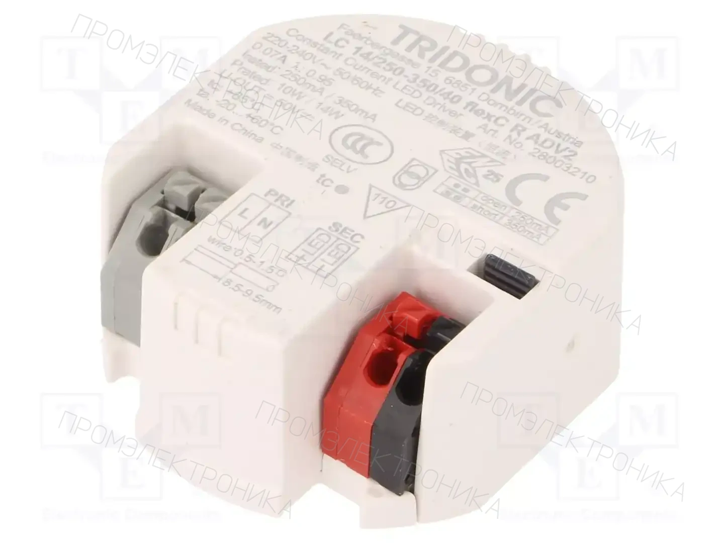 TRIDONIC LC 14W 250-350MA FLEXC R ADV2 — Блоки питания для LED