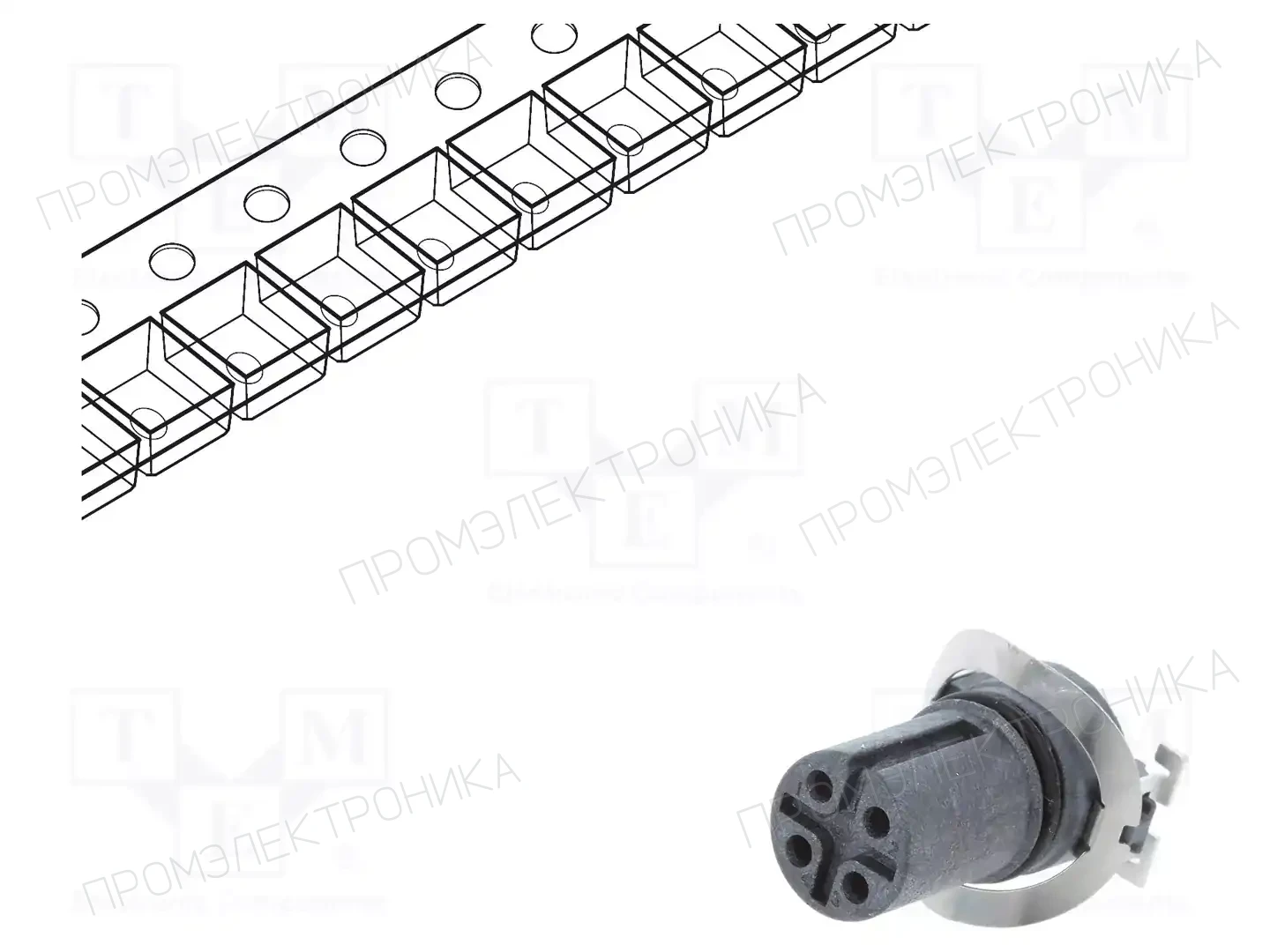 AMPHENOL LTW MSAS-04PFFT-EE0001 — Вилки и гнезда M12