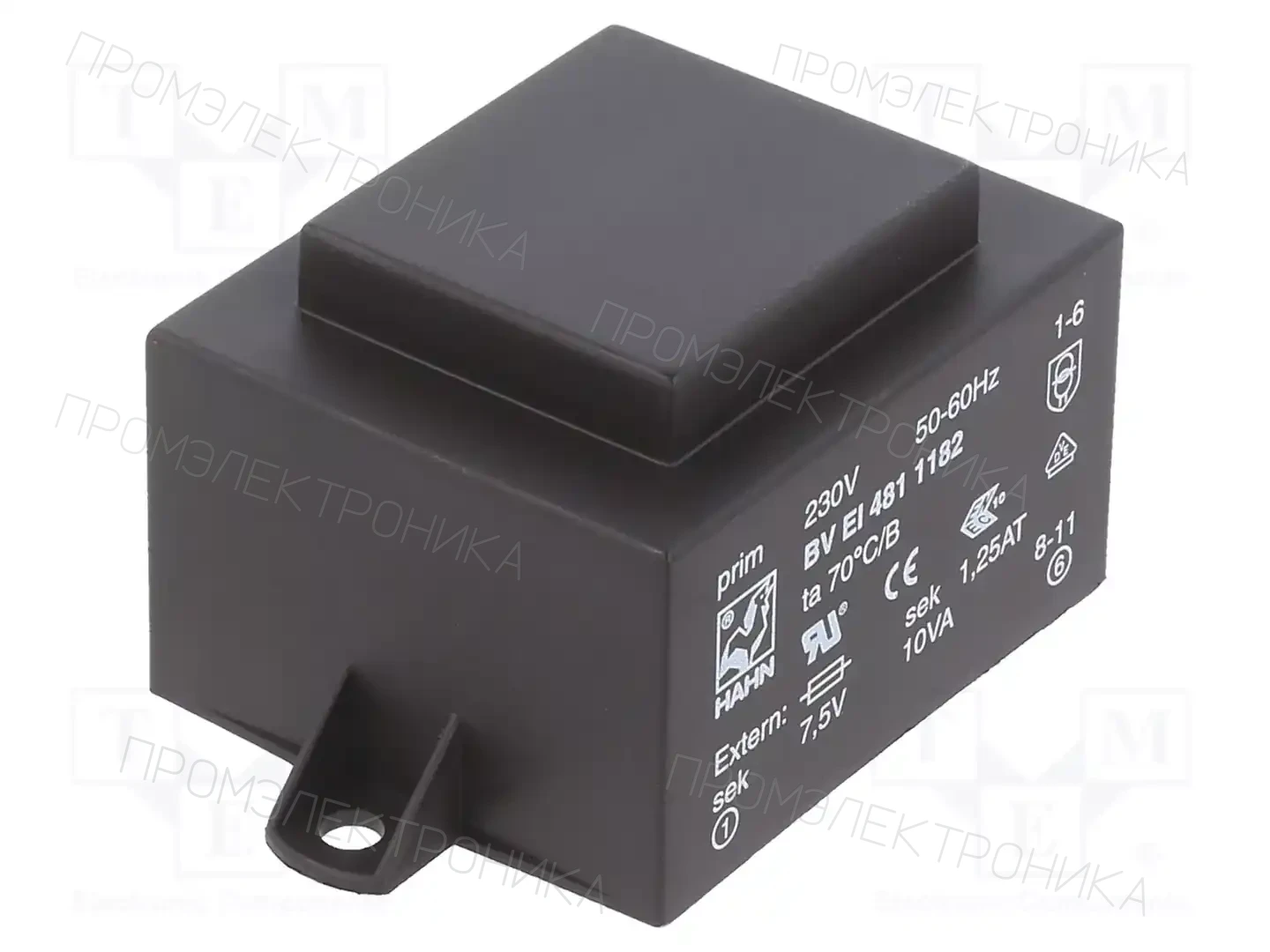 HAHN BV EI 481 1182 — Трансформаторы PCB