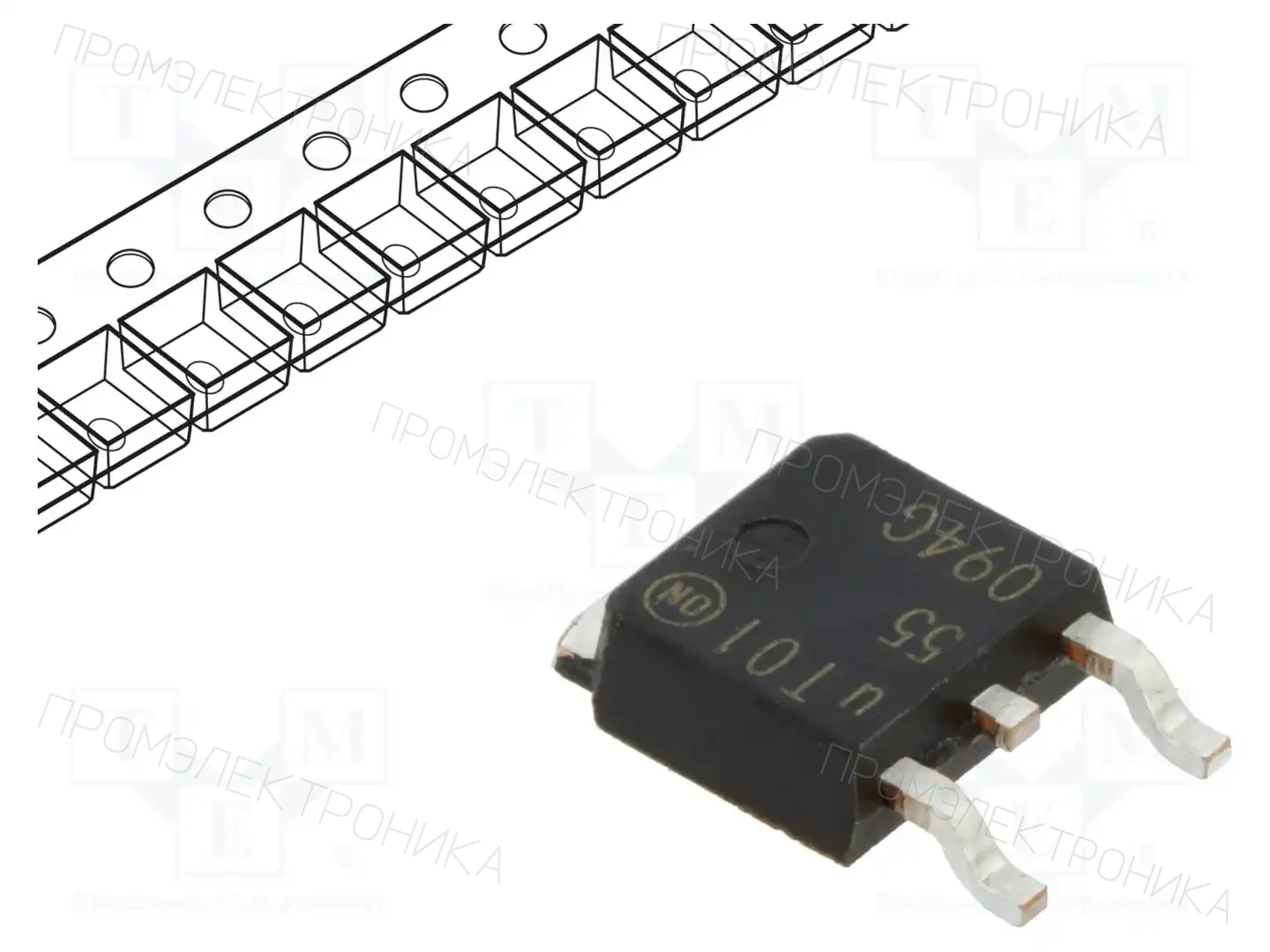 onsemi NTD3055-094T4G — Транзисторы с каналом N SMD
