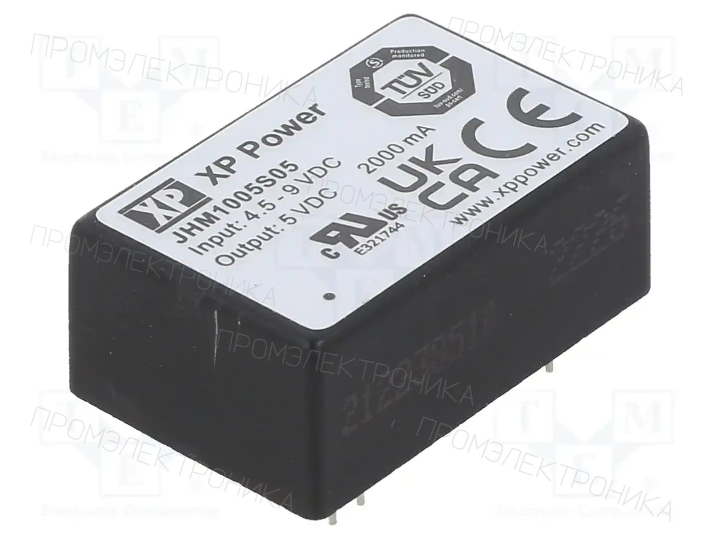 XP POWER JHM1005S05 — Преобразователи DC/DC