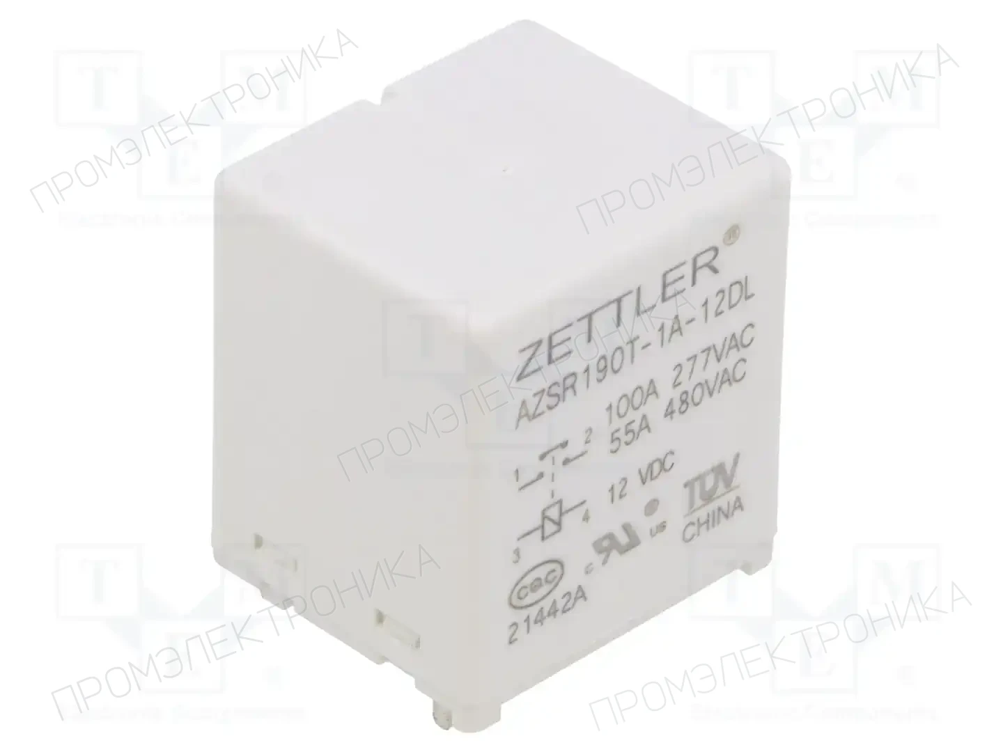 ZETTLER AZSR190T-1A-12DL — Электромагнитное реле мощности
