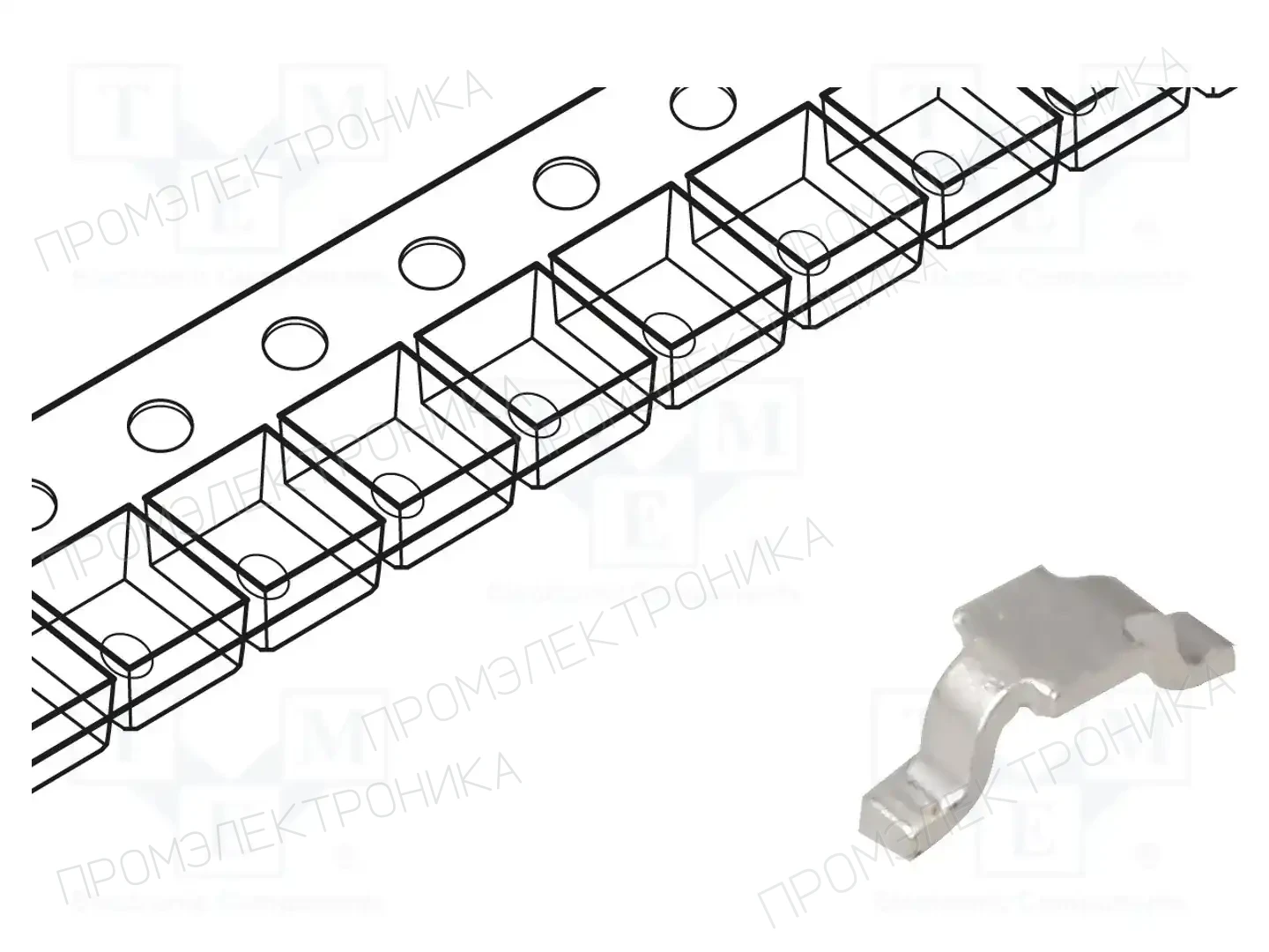 KEYSTONE 5100TR — Паечные штифты PCB