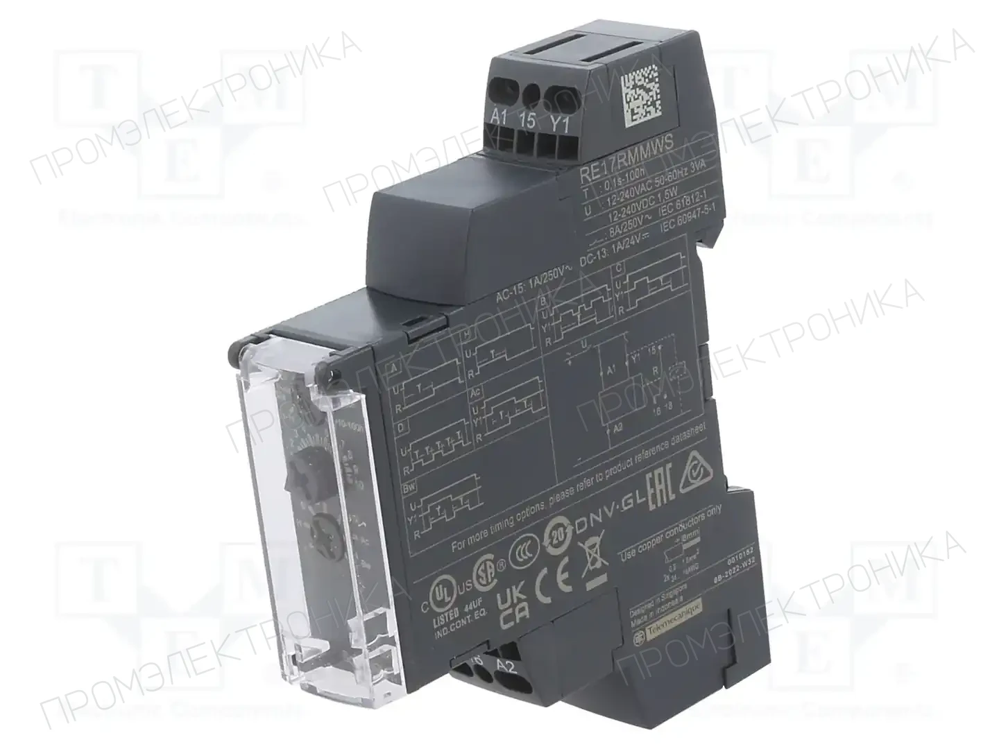 SCHNEIDER ELECTRIC RE17RMMWS — Временные аналоговые реле