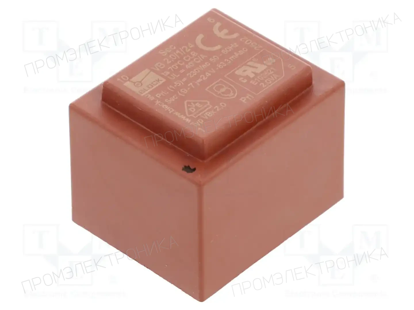 BLOCK VB 2,0/1/24 — Трансформаторы PCB