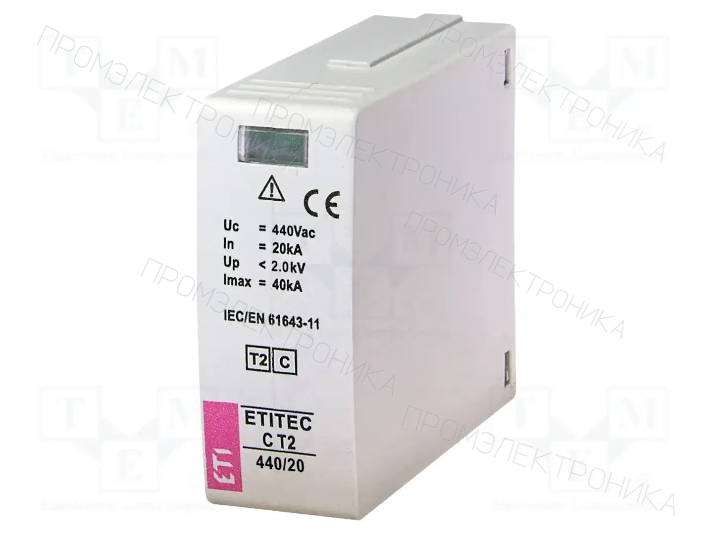 ETI POLAM MOD. ETITEC C T2 440/20 — Ограничители перенапряжения