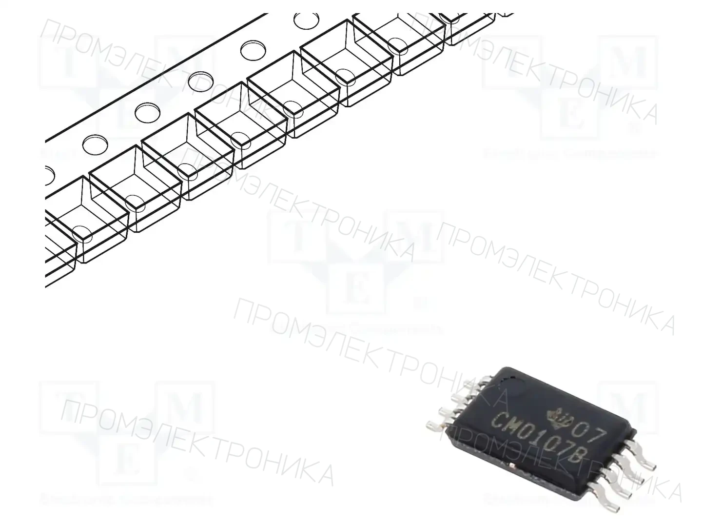 Texas Instruments CD40107BPWR — Ворота, инверторы