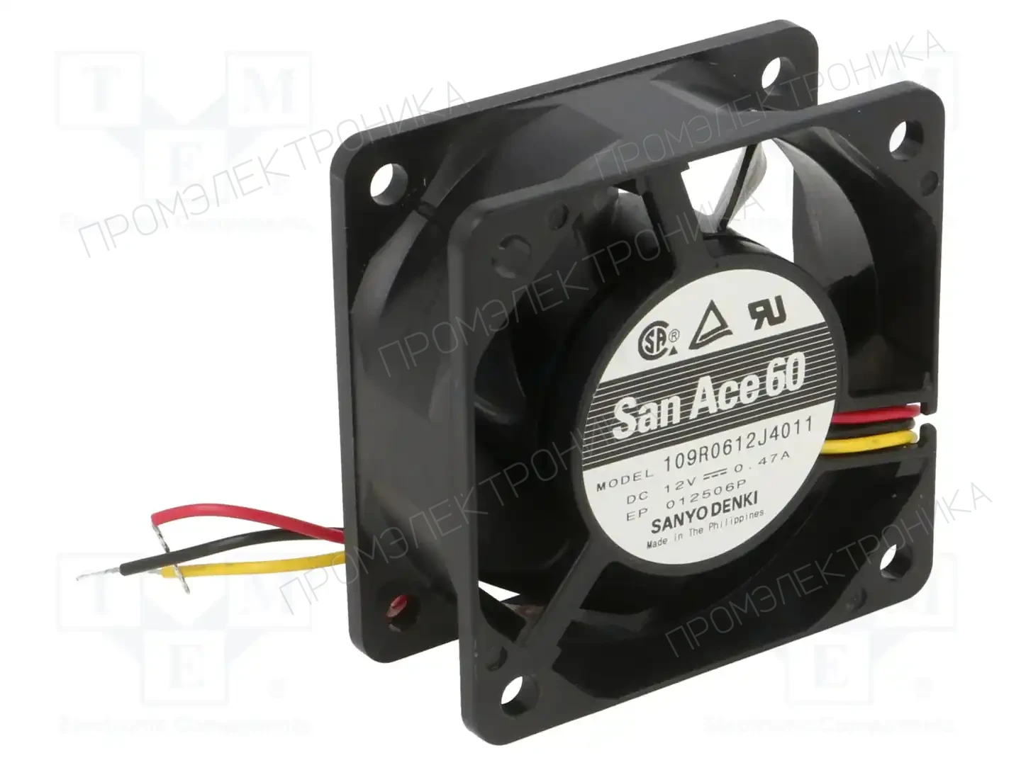 SANYO DENKI 109R0612J4011 — Вентиляторы DC 12V