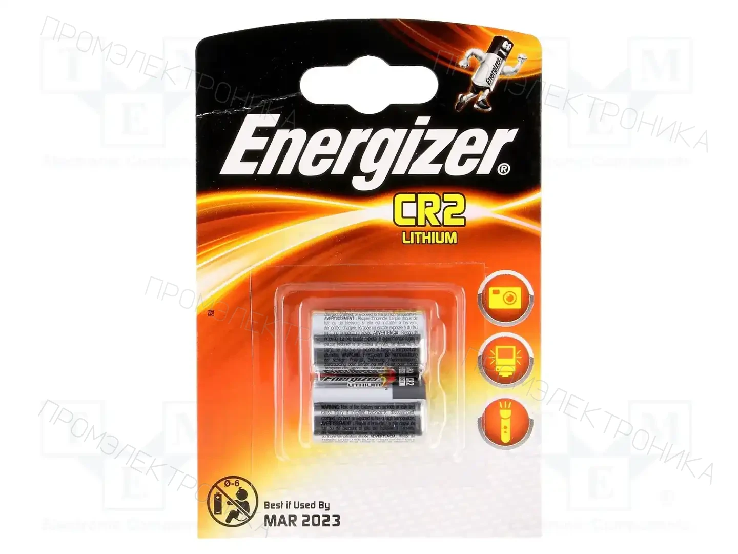ENERGIZER PHOTO CR2 B2 — Батареи