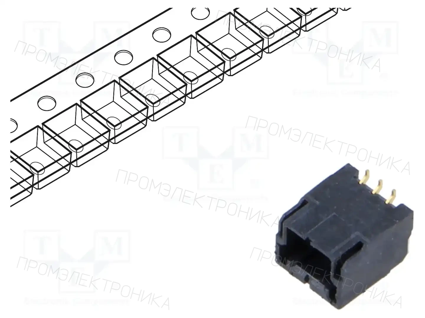 HIROSE KW30-3S-1V(800) — Разъeмы сигнальные растр 1,00мм