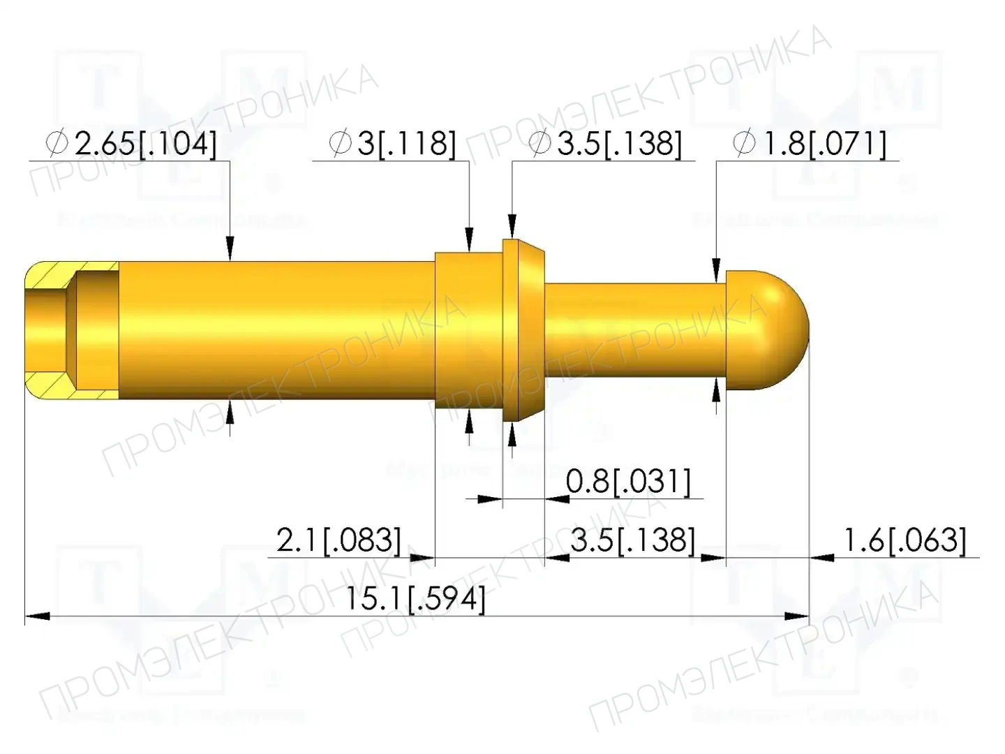 INGUN GKS-913 305 230 A 0802 0 — Измерительные щупы
