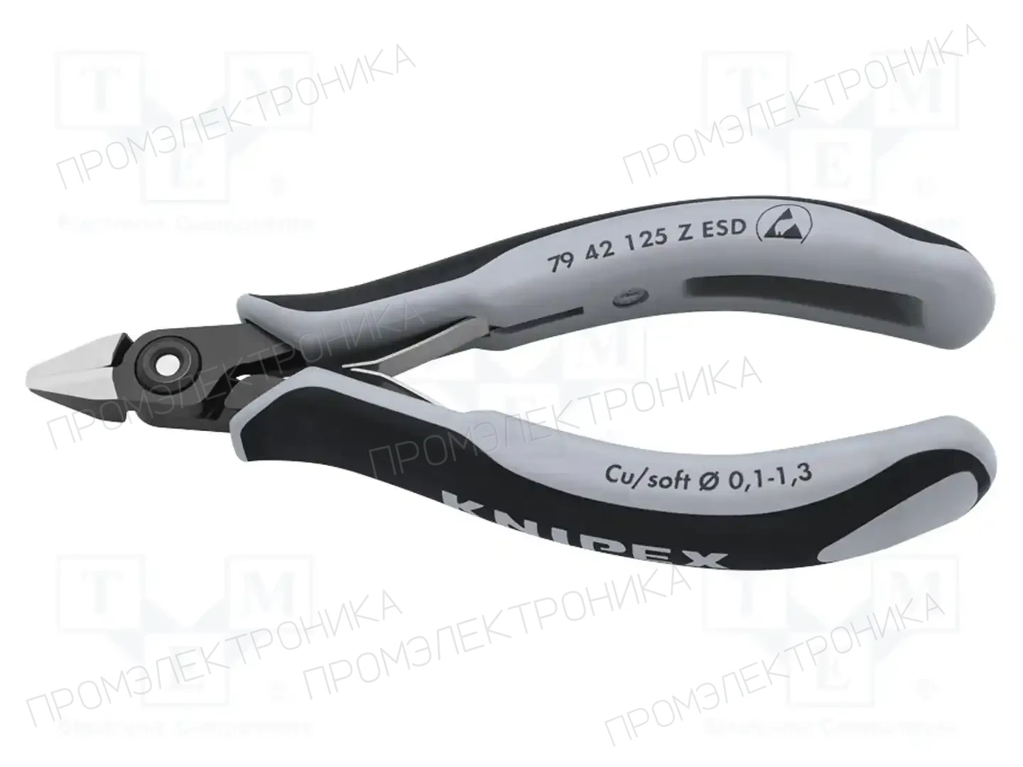 KNIPEX 79 42 125 Z ESD — Клещи-кусачки для резки