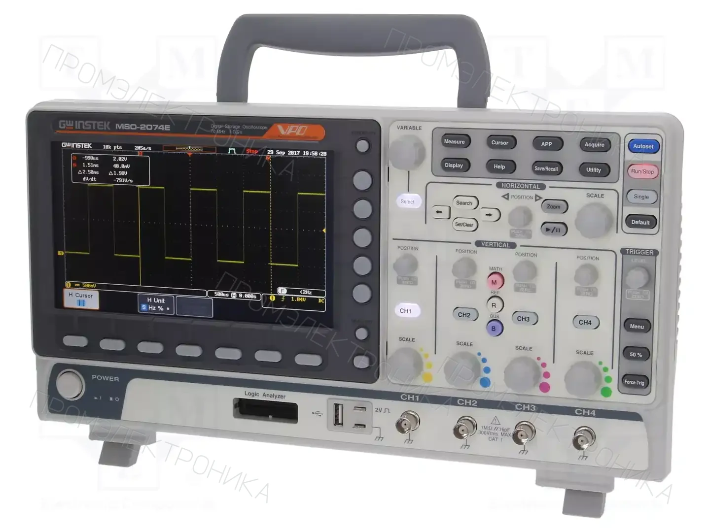 GW INSTEK MSO-2074E — Осциллоскопы цифровые
