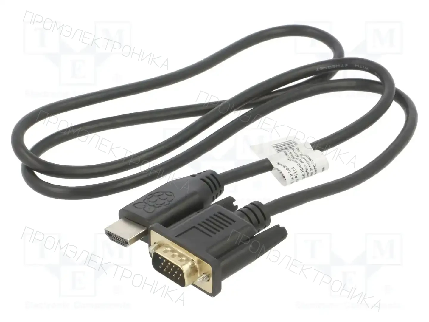 RASPBERRY PI HDMI TO VGA CABLE 1M BLACK 789-21060901 — аксессуары