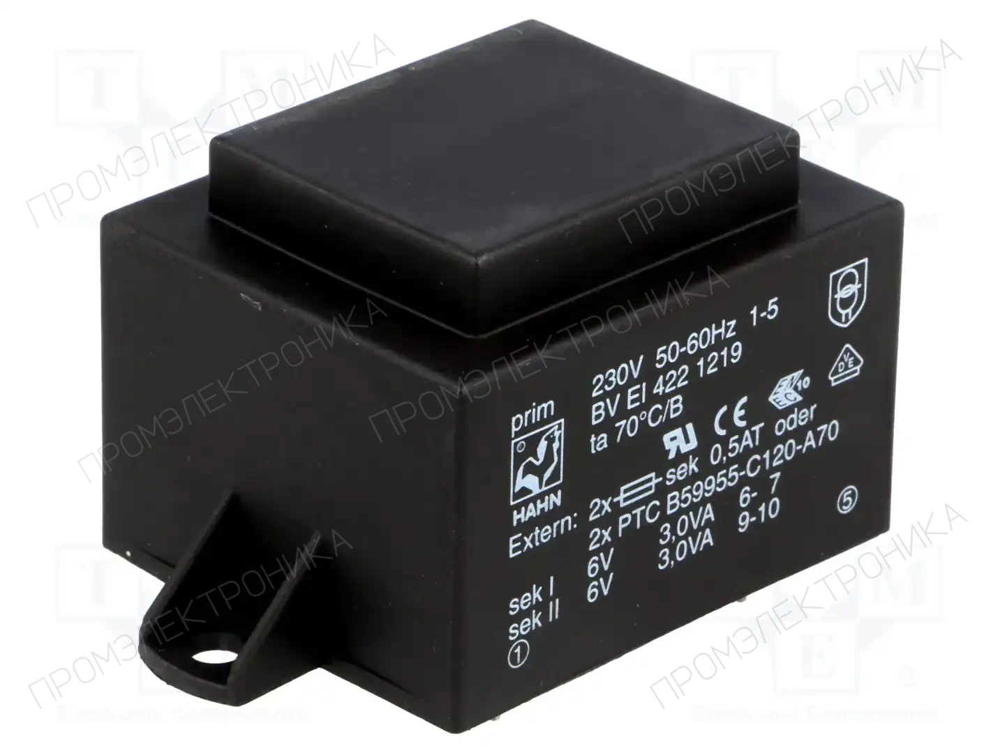 HAHN BV EI 422 1219 — Трансформаторы PCB
