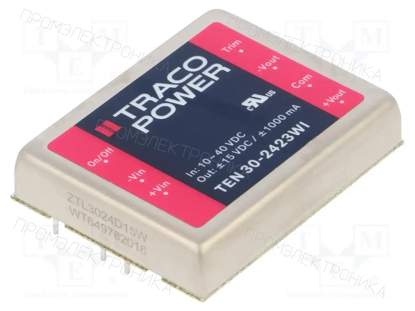 TRACO POWER TEN 30-2423WI — Преобразователи DC/DC