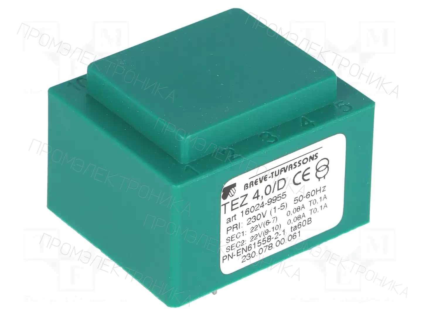 BREVE TUFVASSONS 16024-9955 — Трансформаторы PCB