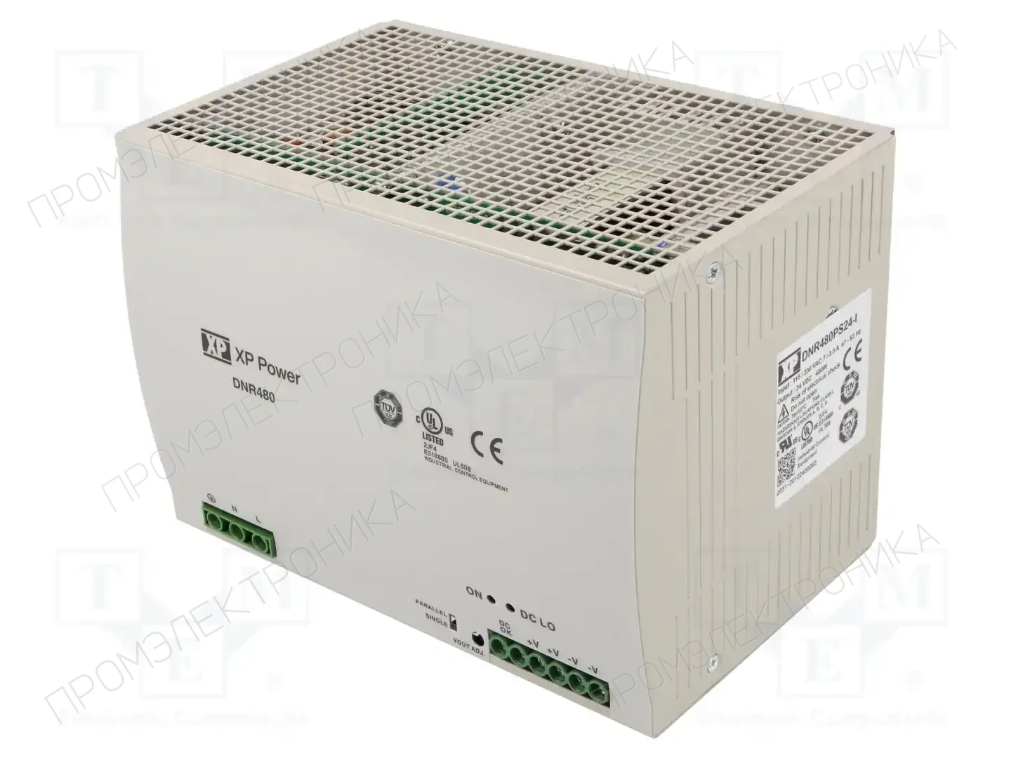 XP POWER DNR480PS24-I — Блоки питания на DIN-рейку