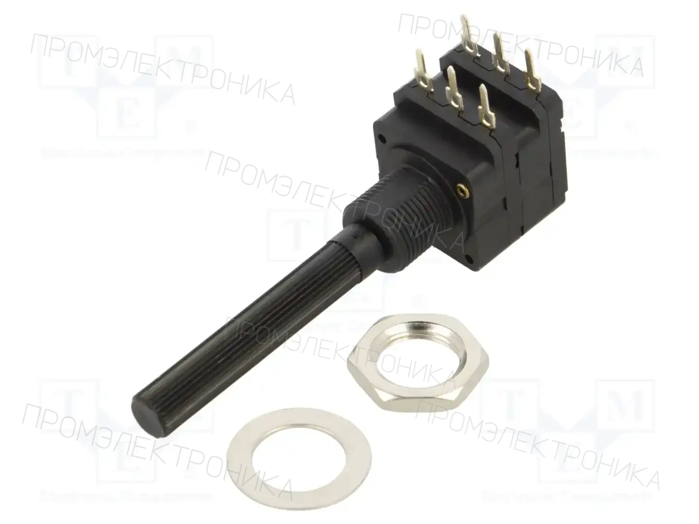 PIHER PC16DH10IP06204A2020TA — Потенциометры однооборотные угольные