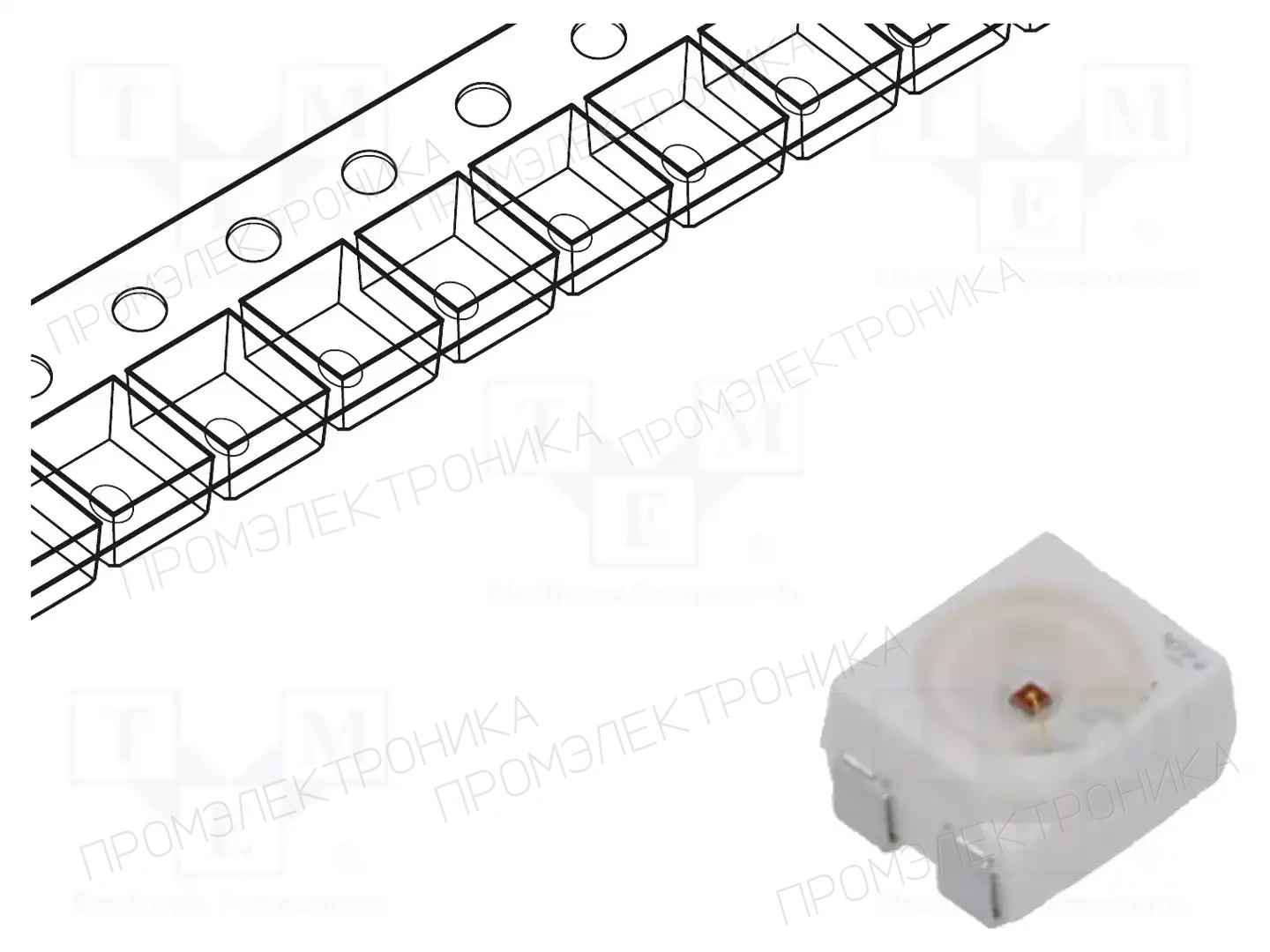 ams OSRAM LR E6SF-ABCA-1-1 — Светодиоды SMD цветные