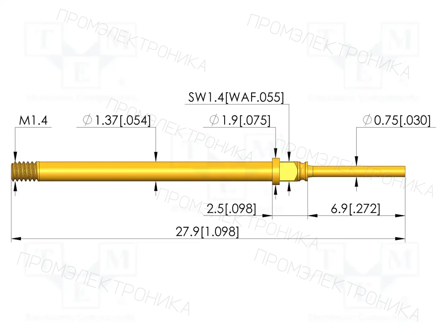 INGUN GKS-899 302 075 A 0702 M — Измерительные щупы