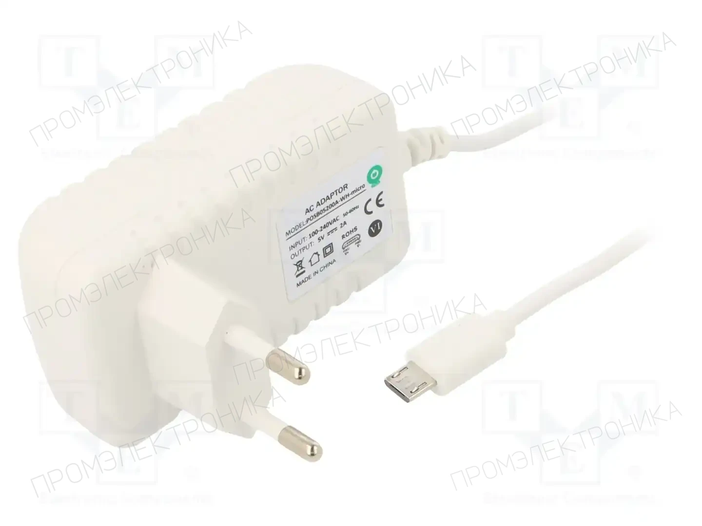 POS POSB05200A-WHMICRO — Штекерные блоки питания B05200A-WHMICRO