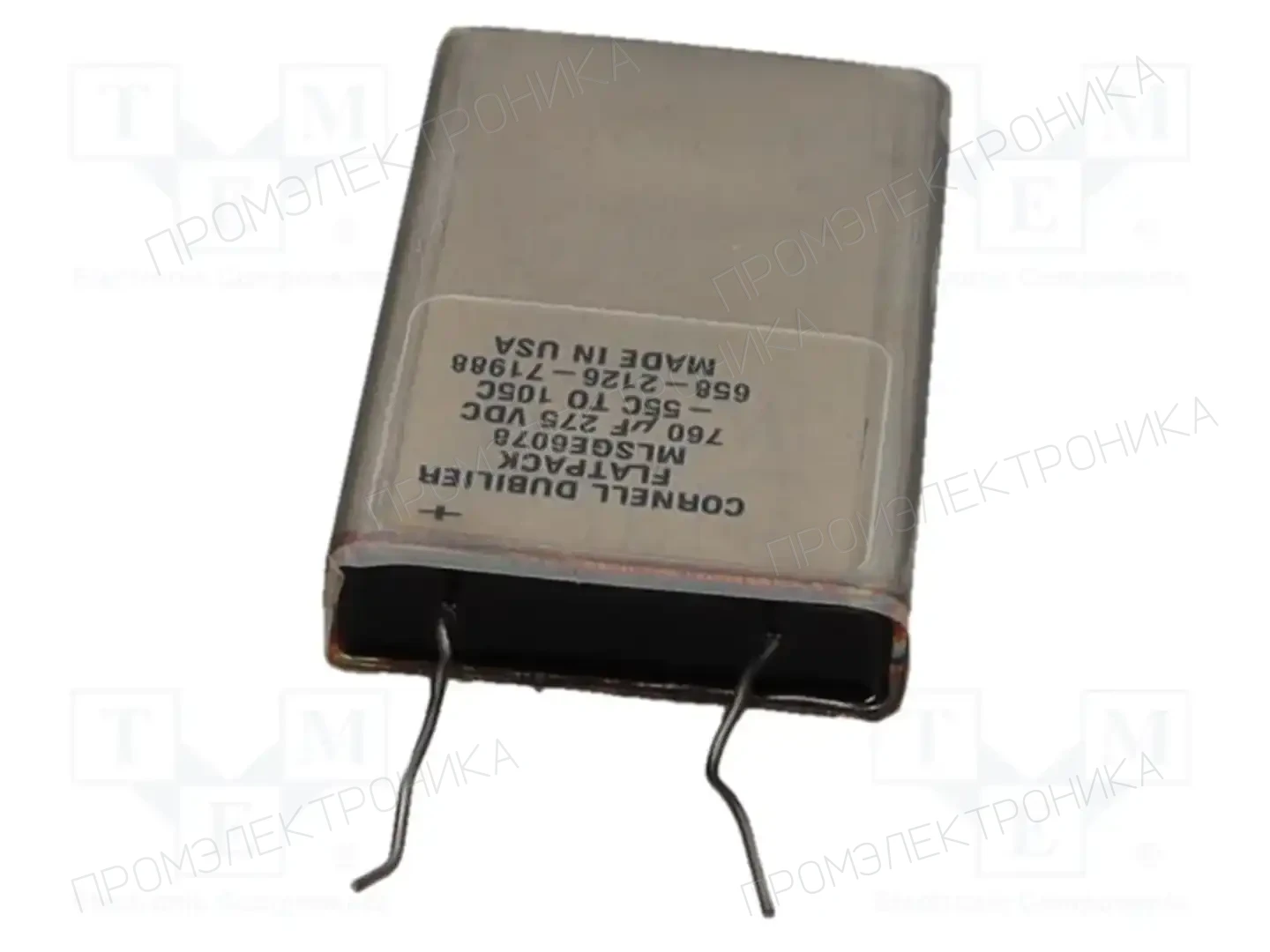 Knowles Corporation MLSGE6078 — Пленочные конденсаторы ТНТ