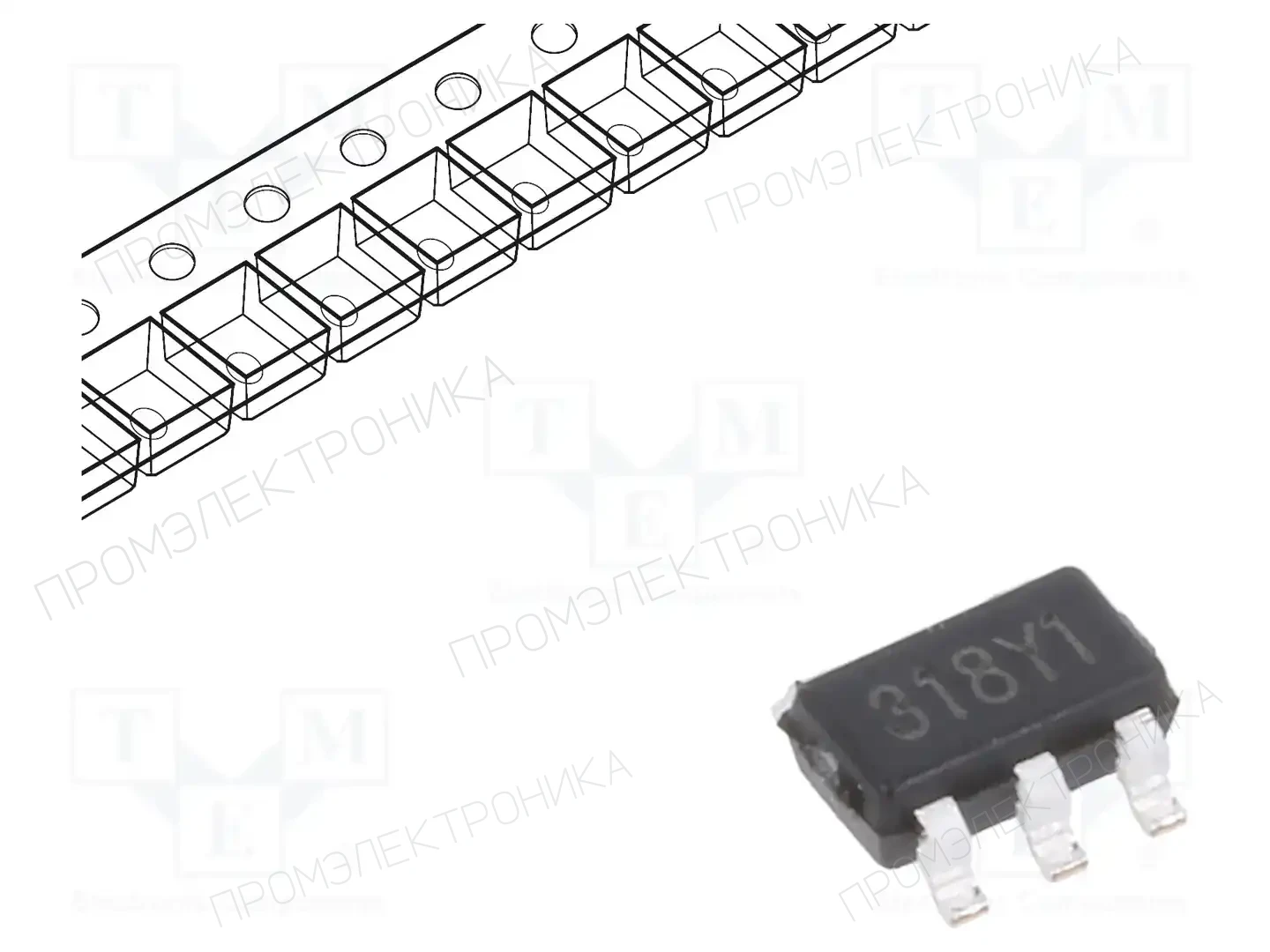 TAIWAN SEMICONDUCTOR TS331CX5 RFG — Компараторы SMD
