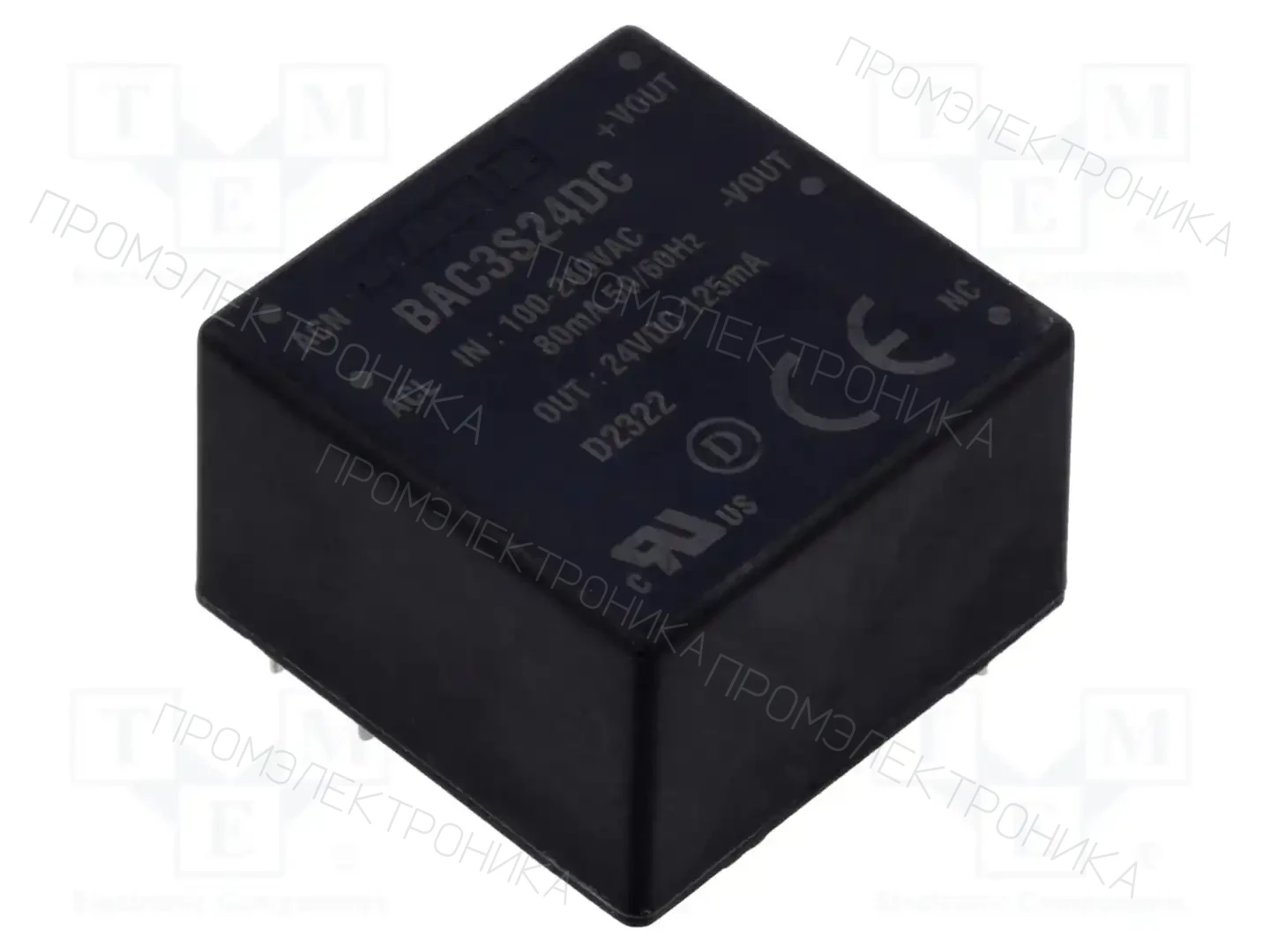 Murata Power Solutions BAC3S24DC — Преобразователи AC/DC для PCB