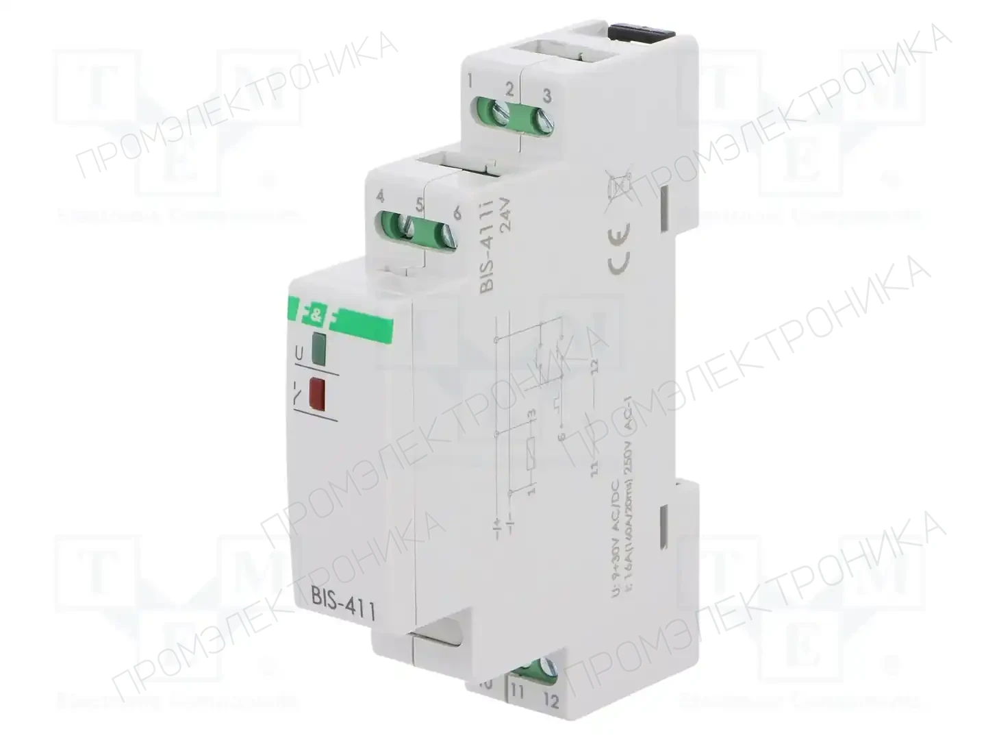F&F BIS-411-LED-24V — Монтажные реле