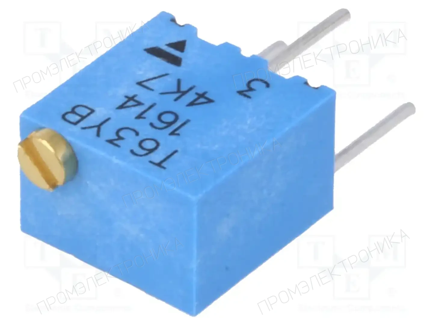VISHAY T63YB472KT20 — Потенциометры THT многооборотные 1/4 дм
