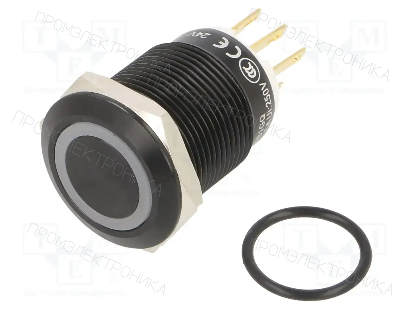 ONPOW LAS1GQF-11E/Y/24V/A — Переключатели кнопочные