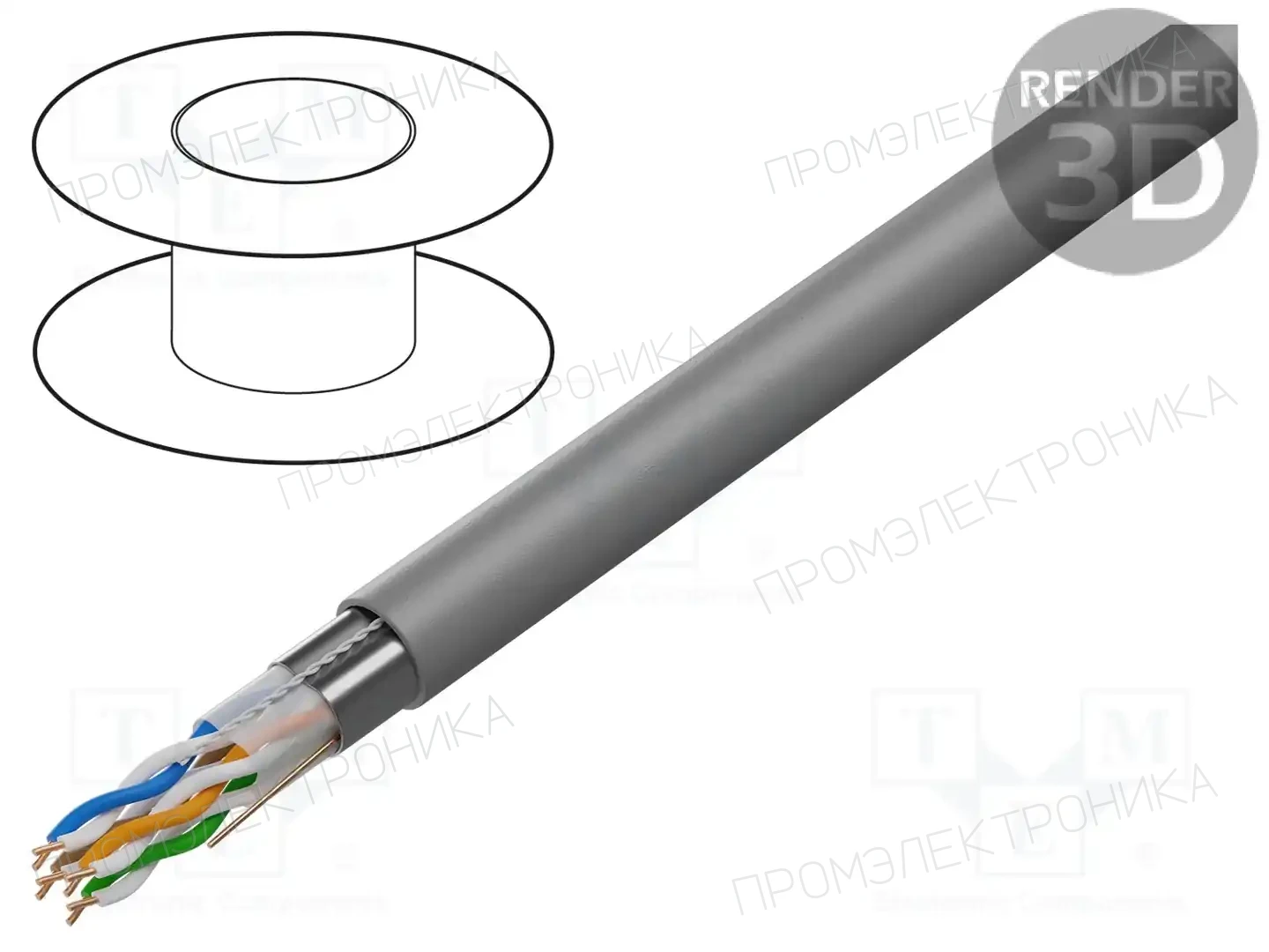 LANBERG LCF5-10CC-0100-S — Провода телекоммуникационные
