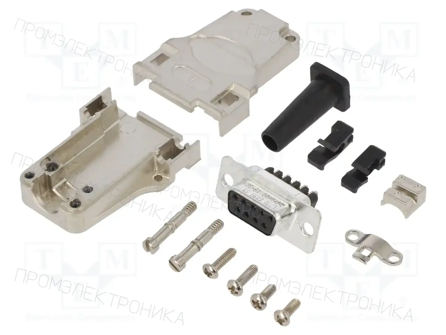 AMPHENOL COMMUNICATIONS SOLUTIONS L17DTZF09-RG+L77DE09SST — Комплектные штекеры D-Sub