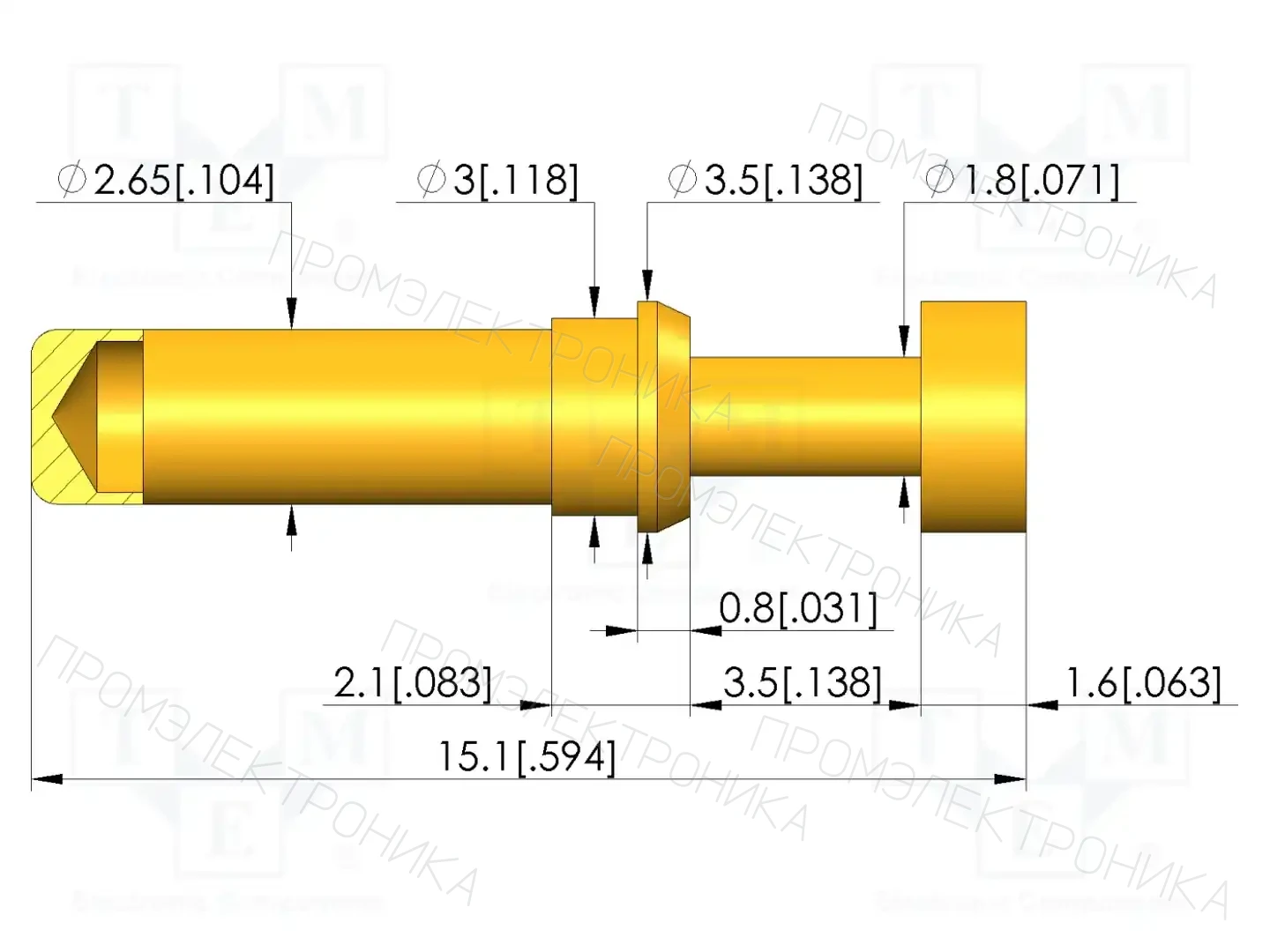 INGUN GKS-913 102 350 A 0802 Z — Измерительные щупы