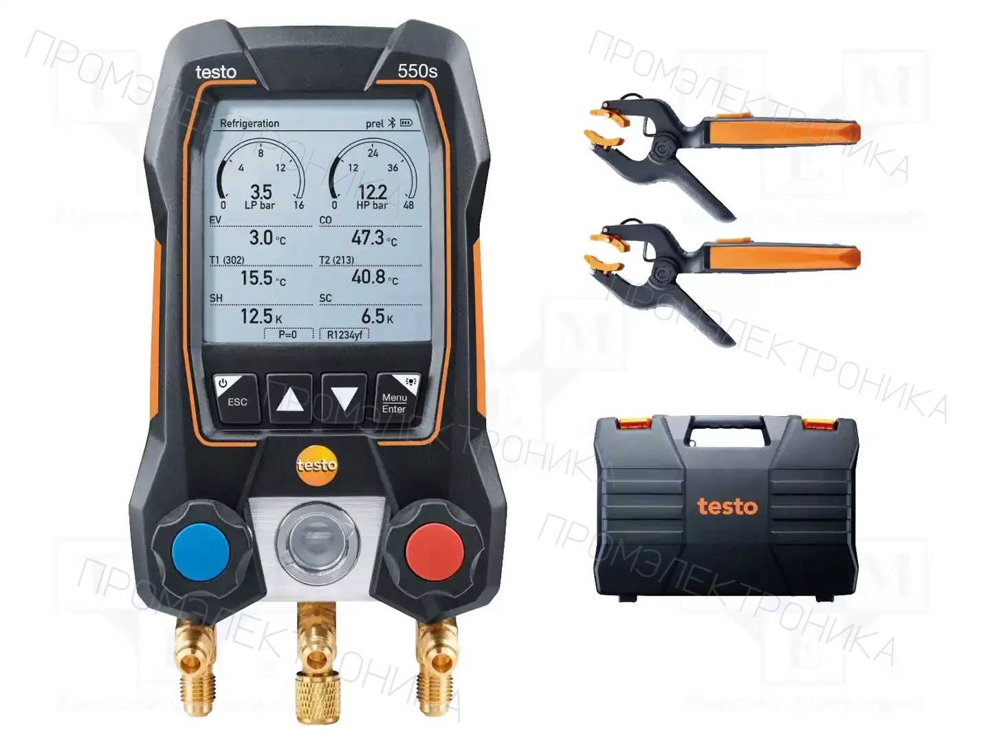 TESTO TESTO 550S ZESTAW SMART — Измерители условий окруж. среды - остал. 550S ZESTAW SMART