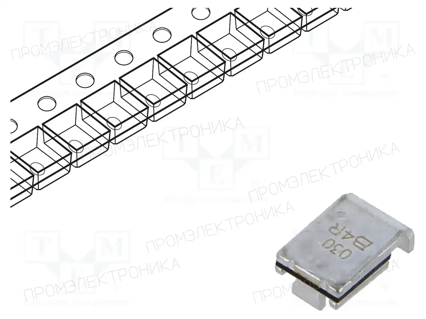 BOURNS MF-SM030-2 — Предохранители полимерные SMD