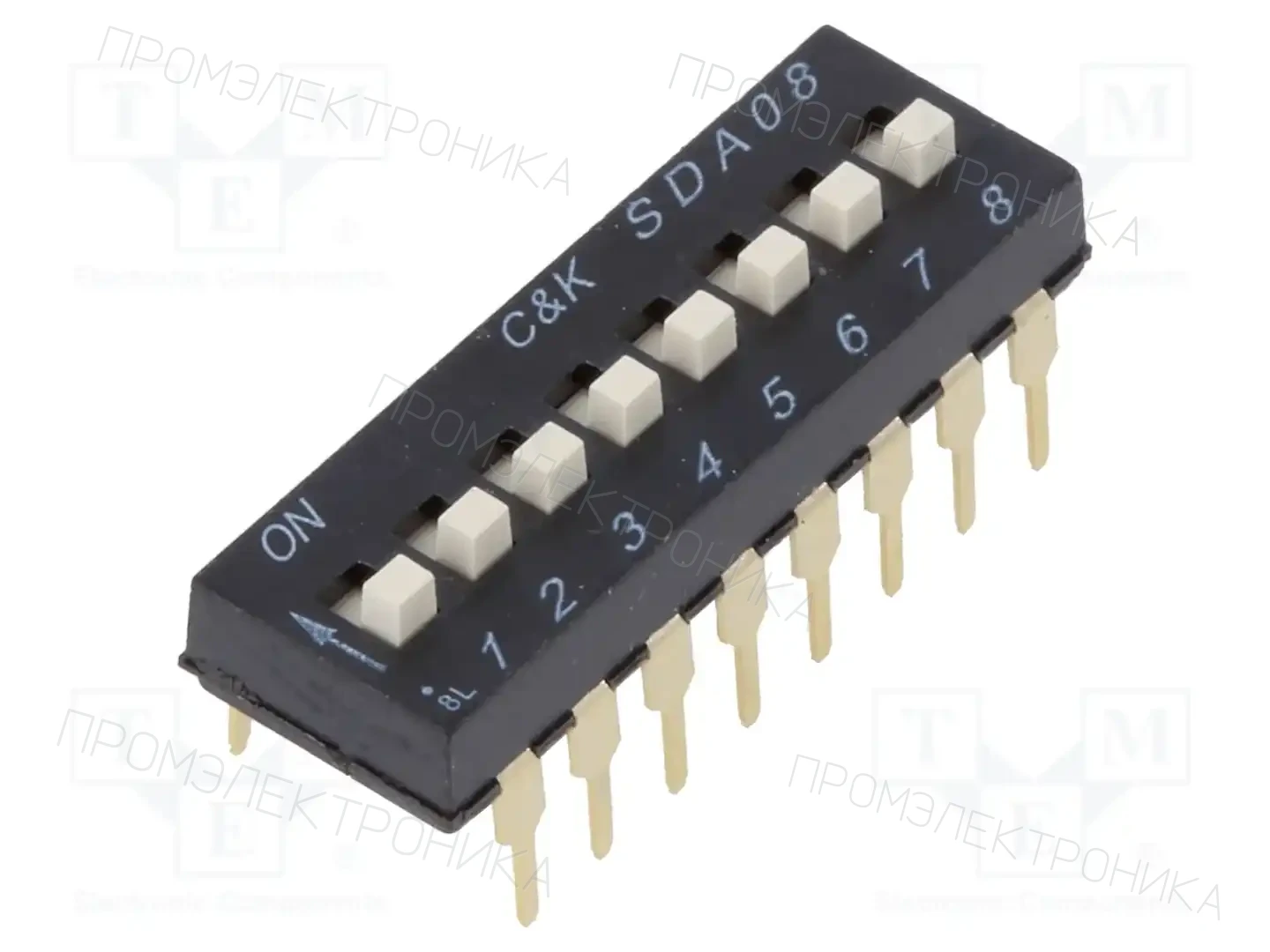 C&K SDA08H1BD — Переключатели типа Dip-Switch