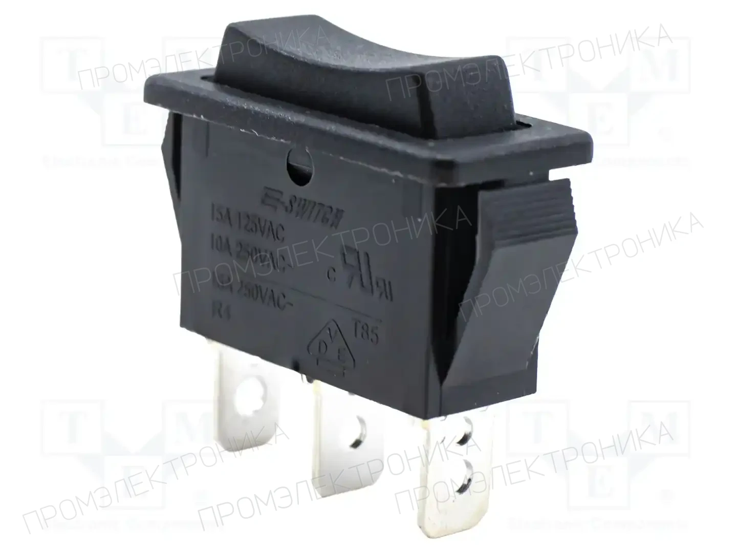 E-SWITCH R4GBLKBLKEF0 — Переключатели типа Rocker