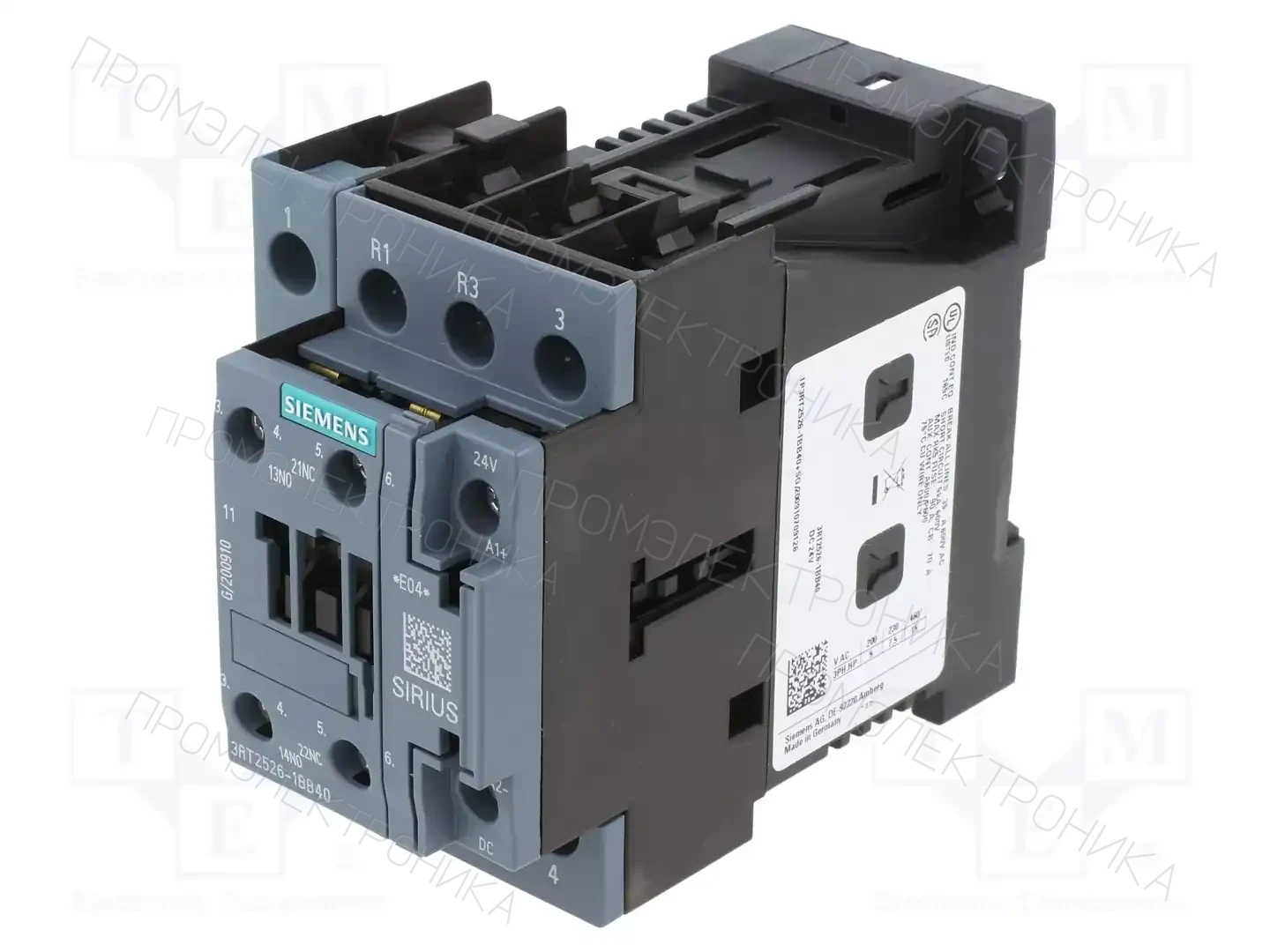 SIEMENS 3RT2526-1BB40 — Контакторы - главные модули