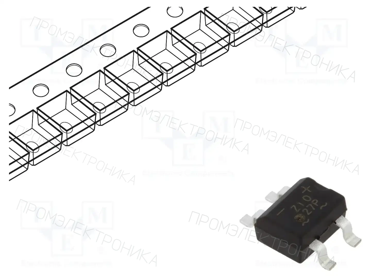 FAGOR 1SMZG10GP TR — Однофазные мосты диодные SMD/THT