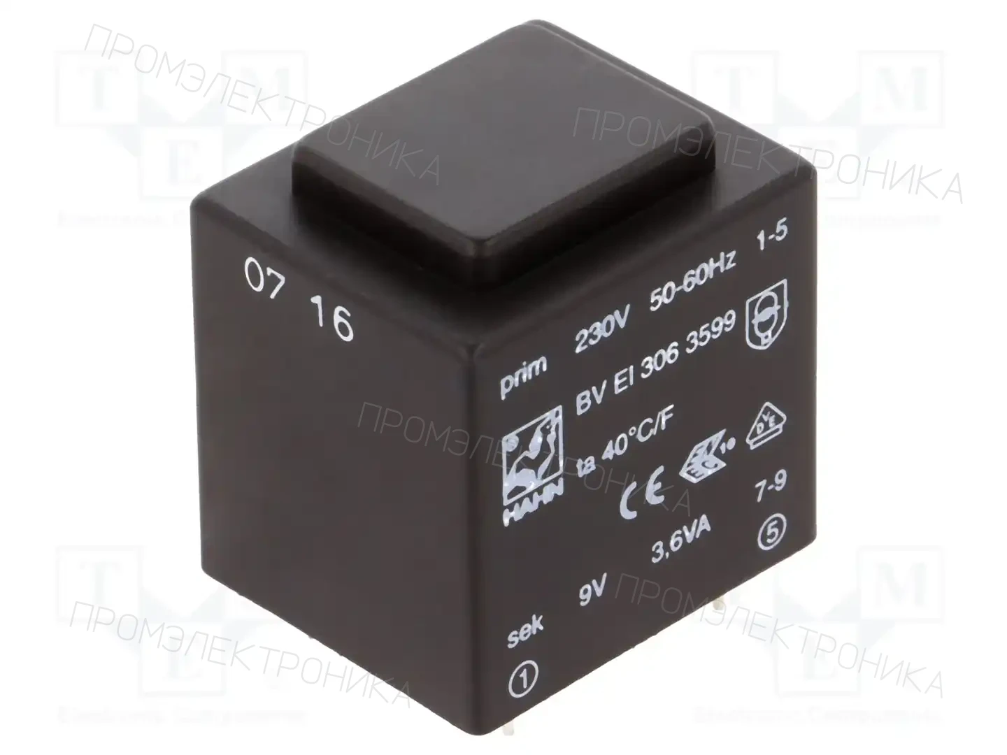 HAHN BV EI 306 3599 — Трансформаторы PCB