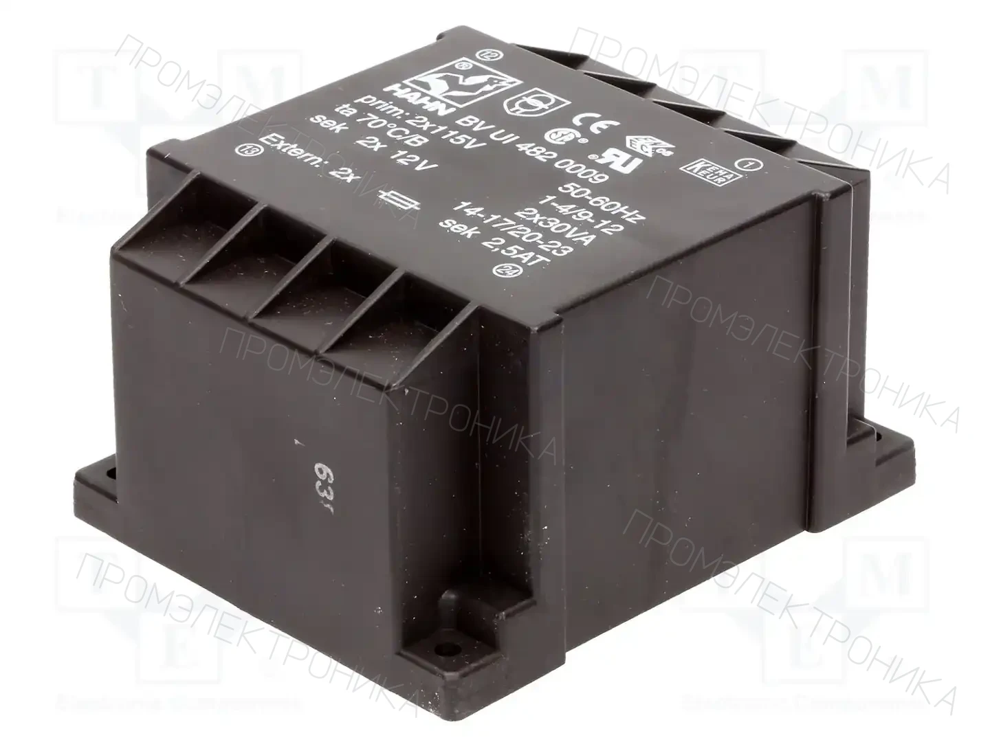 HAHN BV UI 482 0009 — Трансформаторы PCB