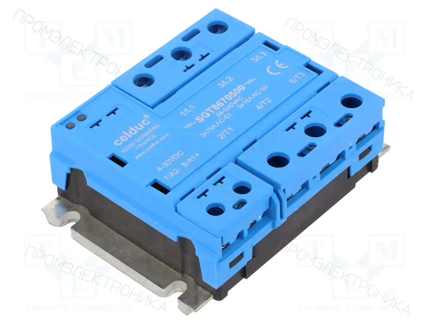 CELDUC SGT8670500 — Реле SSR трехфазные