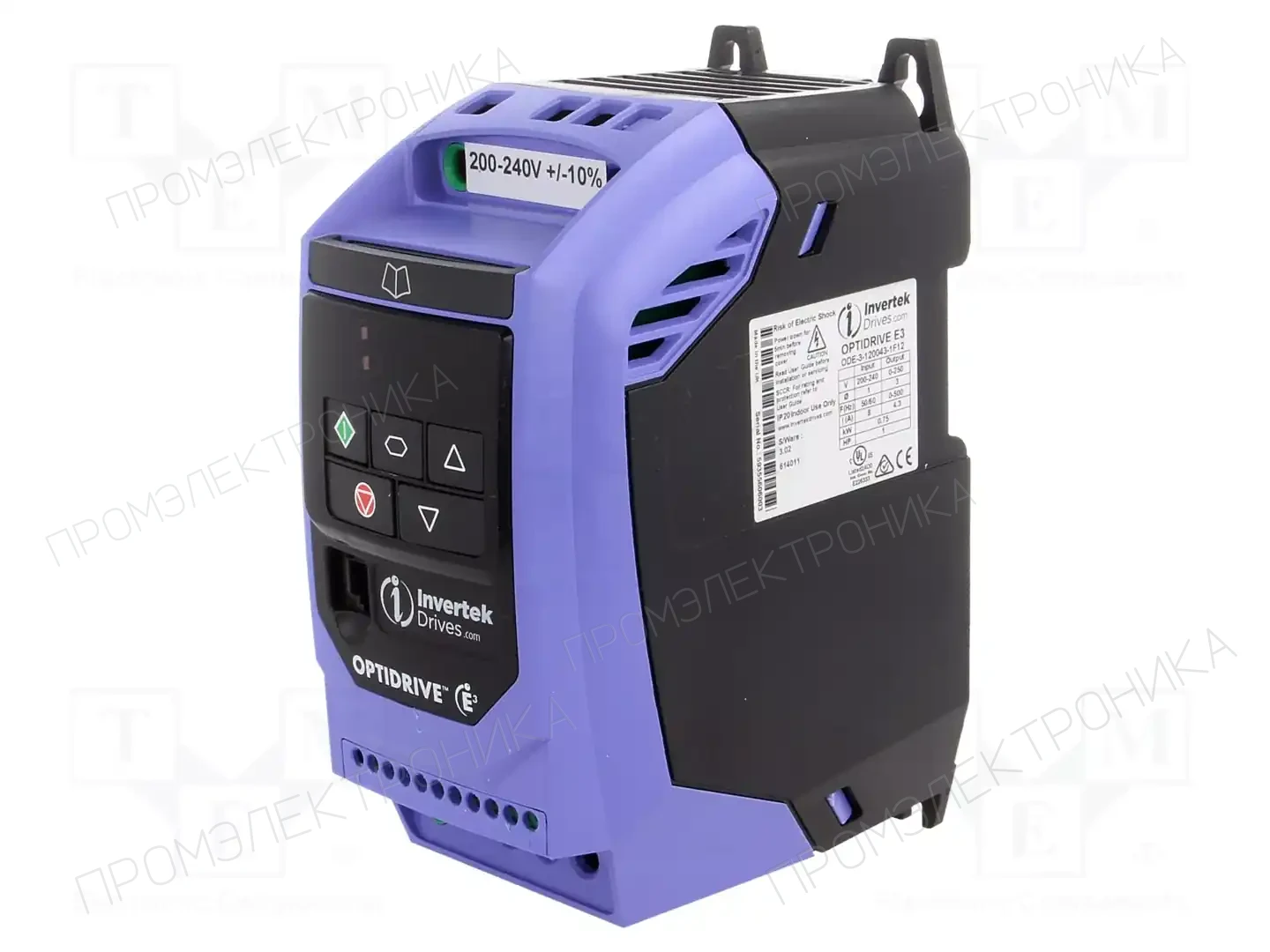 INVERTEK DRIVES ODE-3-120043-1F12 — Однофазные инверторы