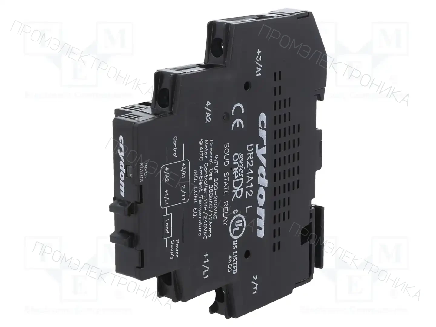 SENSATA / CRYDOM DR24A12 — Реле SSR однофазные