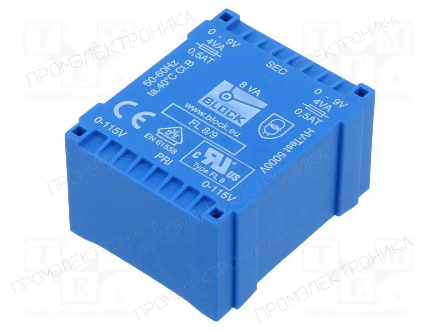 BLOCK FL 8/9 — Трансформаторы PCB