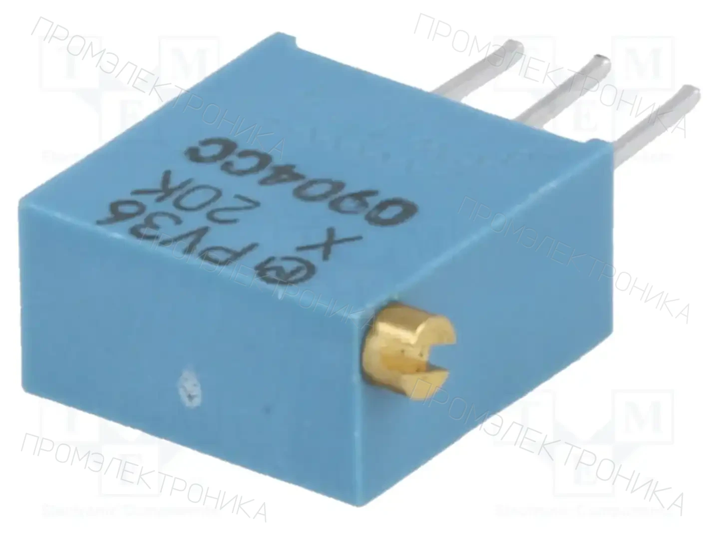 BOURNS PV36X203C01B00 — Потенциометры THT многооборотные 3/8 дм