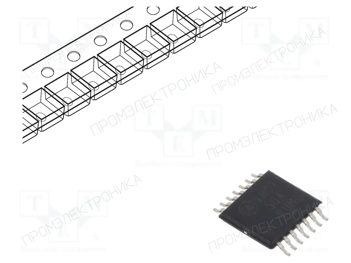 onsemi MC74VHCT50ADTR2G — Буферы, передатчики, контроллеры