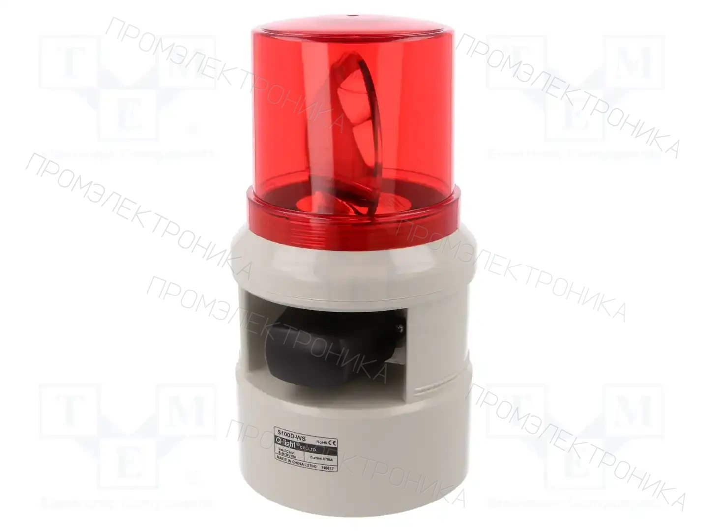 QLIGHT S100D-WS-24-R — Сигнализаторы светозвуковые